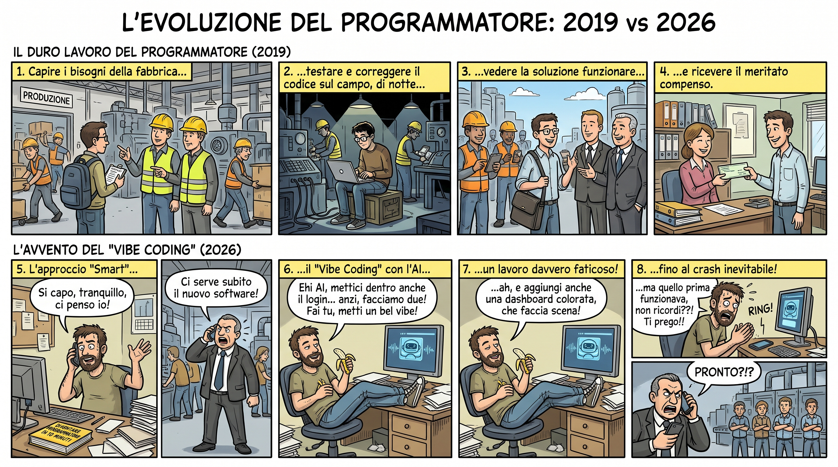 Vibe Coding e rischi del software generato con intelligenza artificiale